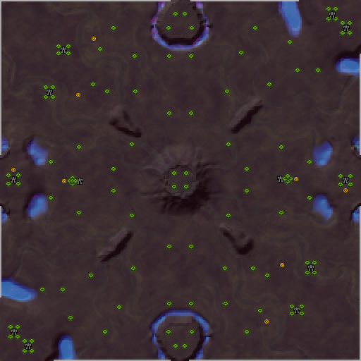 Карта volcano war