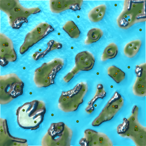 Карта big islands