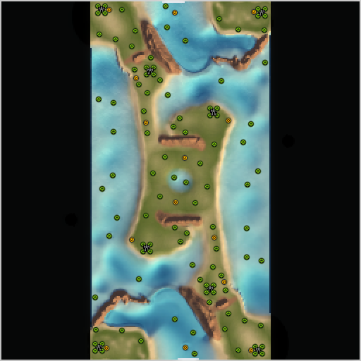 Карта shipwreck bay small rotated