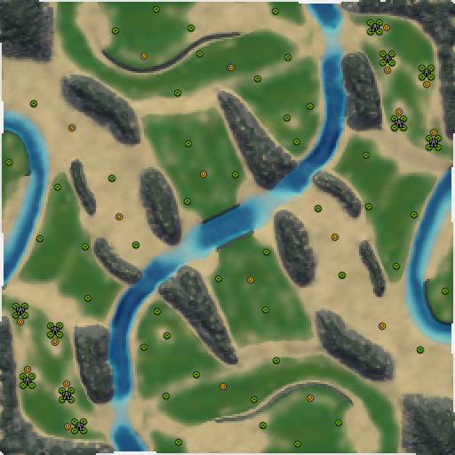 Карта sticklet river